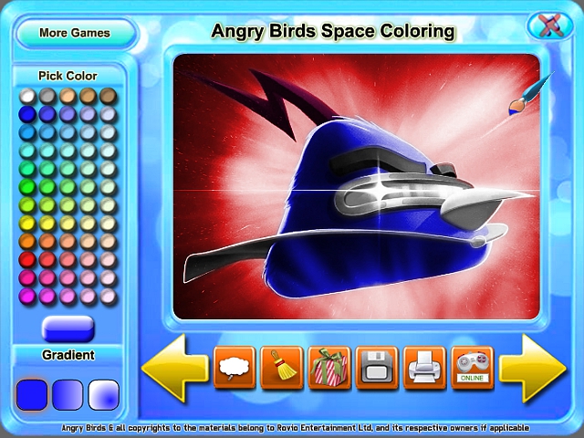 Free Download Angry Birds Space Coloring Screenshot 4