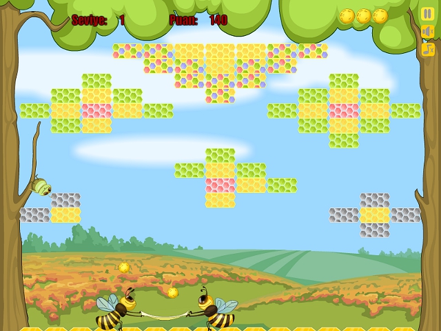 Free Download Honey Arkanoid Screenshot 1