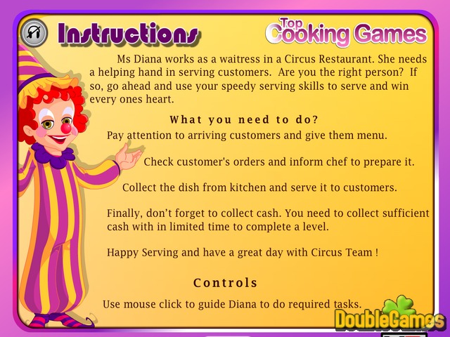 Free Download Circus Restaurant Screenshot 1