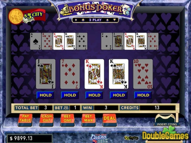 Free Download Club Vegas Casino Video Poker Screenshot 1