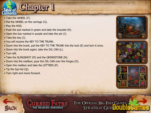 Free Download Cursed Fates: The Headless Horseman Strategy Guide Screenshot 1