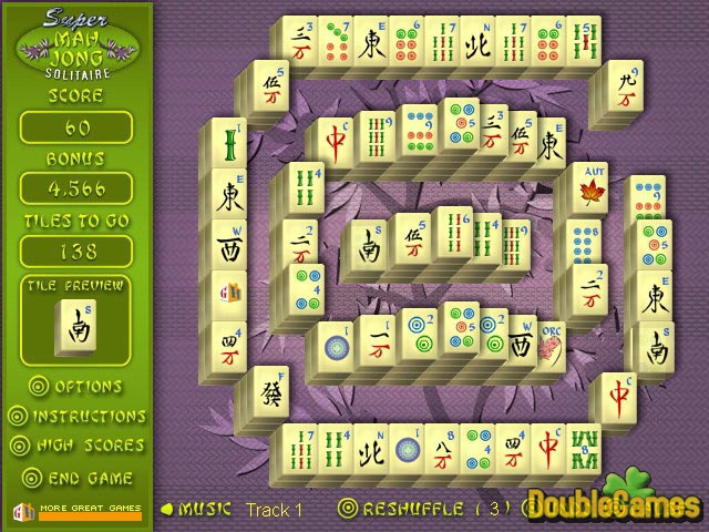 Free Download Super Mahjong Screenshot 1